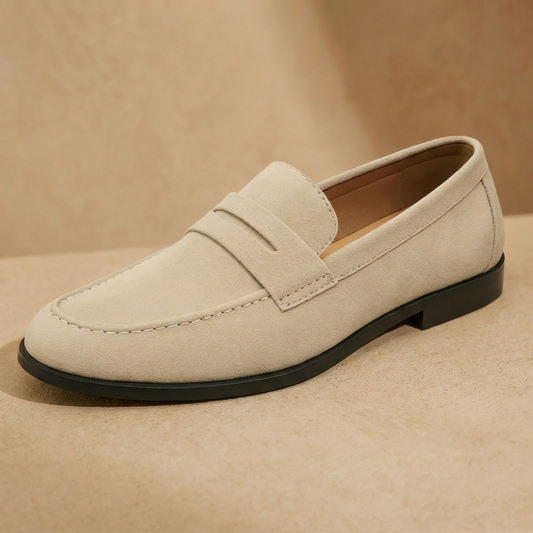 Mokasyny męskie typu penny loafers