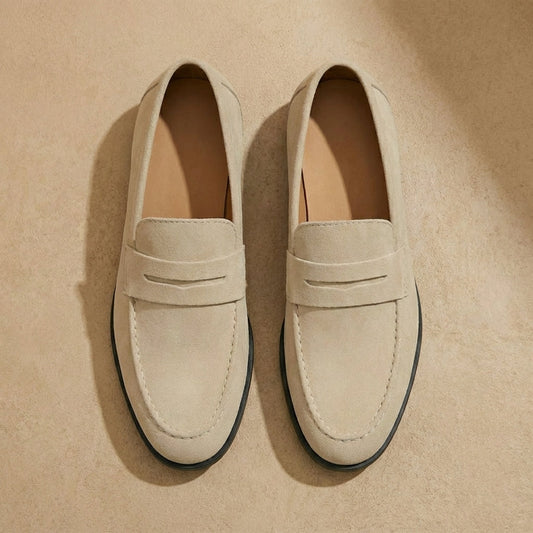 Mokasyny męskie typu penny loafers